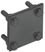 Заж. крес. с раз. пол.-пол. 30мм оц. сталь TD IEK | код ZCC68-13-1-30 | IEK