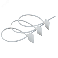 Хомут с площадкой OptiKit CT-M-N-3,0х150-белый(100шт) | код 278331 | КЭАЗ