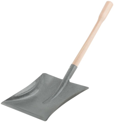 Совок для мусора стальной с ручкой | код 68087 | РОС