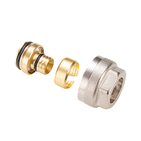 Фитинг обжимной (евроконус) 3/4'х16х2.0 для полиэтиленовой и металполимерной трубы | код MC.402.05 | MVI