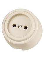 Розетка 2П 10А 250В сл. кость «Виви» TDM | код SQ1820-1316 | TDM