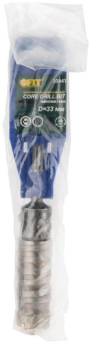 Коронка кольцевая по бетону, хвостовик 110 мм в сборе, 33 мм | код 33441 | FIT фото 4 Коронка кольцевая по бетону, хвостовик 110 мм в сборе, 33 мм | код 33441 | FIT фото 4