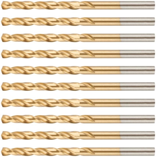 Сверло по металлу Cutop Profi с титановым покрытием, 4.8х86 мм (10 шт) | код 52-446 | FIT фото 5