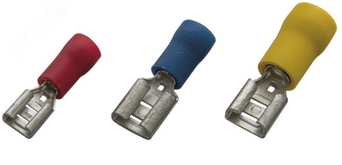 Гильза плоская штепсельная 0,5-1/ 4,8x0,8 (упак. 100 шт.) | код 263386 | HAUPA