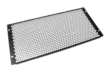 Фальшпанель в шкаф 19 5U перфорированная, цвет черный | код ФП-5.4-9005 | ЦМО