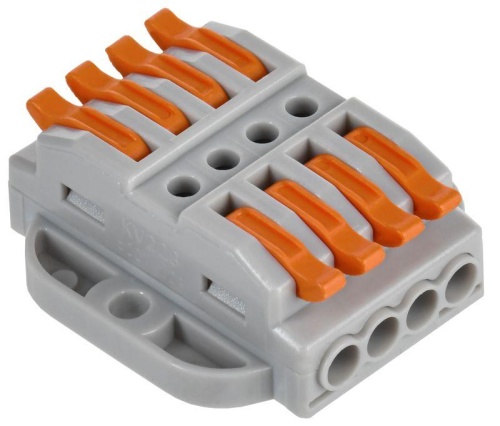 Клемма строительно-монтажная СМК 222-4144P | код UKZ20-4144P-050 | IEK