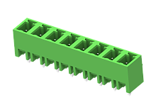 MC-PD5.08V10 Разъём штекерный MC,прям. конт.,шаг 5.08мм,10 конт., зел., шт | код MC-PD5.08V10 | SUPU