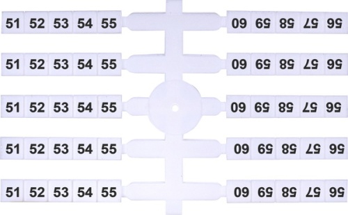 Маркировочная табличка (200шт.) EO3 (51-60) | код 003901762 | ETI
