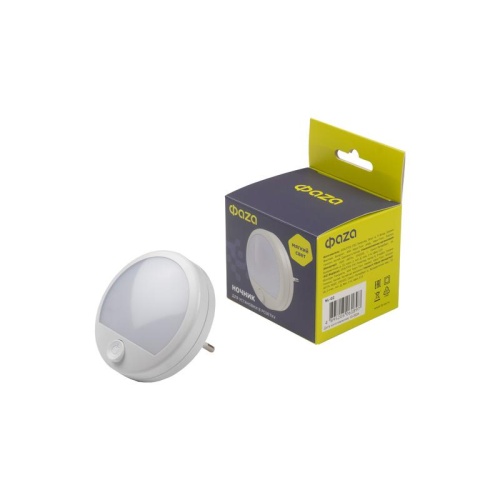 Светильник светодиодный NL-02 1Вт 6500К IP20 в розетку ночник ФАZА 5061897 фото 3