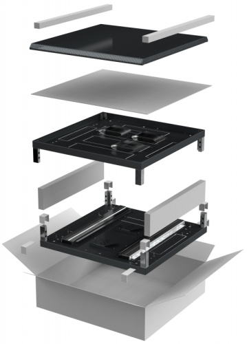 ITK LINEA N Компл. осн. и крыша 600х1000мм шкафа 18-27U чер. | код LN05-YYX61-Y | ITK by IEK ITK LINEA N Компл. осн. и крыша 600х1000мм шкафа 18-27U чер. | код LN05-YYX61-Y | ITK by IEK