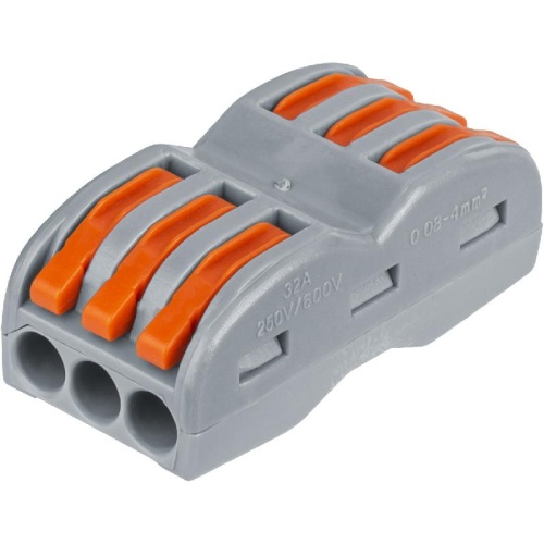 Клемма монтажная 14 220 NTC-R-3х3-6-50 (уп.50шт) | код 14220 | NAVIGATOR Клемма монтажная 14 220 NTC-R-3х3-6-50 (уп.50шт) | код 14220 | NAVIGATOR