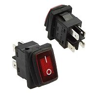 Клавишный переключатель RUICHI SB015, IP65, ON-OFF, 13x19.2 мм | код 100077 | Ruichi