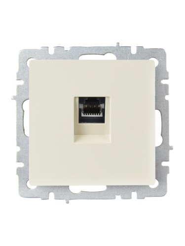 BRITE Роз. RJ45 комп.кат.6 РК11-БрКр беж. IEK | код BR-K10-2-K10 | IEK фото 5