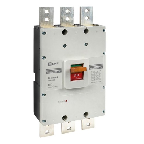 Выключатель автоматический ВА-99М 1250/1000А 3P+N 35кА EKF PROxima | код mccb99-1250-1000m-4P | EKF