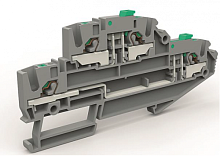 Двухуровневая клемма с размыкателем | код ZEFDS200GR | DKC