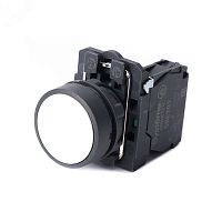 Кнопка SB5 в сборе модульная 22мм белая с возвратом пластик 1НО | код SB5AA11 | Systeme Electric