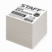 Блок для записей STAFF, непроклеенный, куб 9х9х9 см, белизна 70-80%, 126575 | код 126575 | STAFF