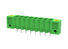 MC-PA3.5V14-F Разъём штекерный MC, прям. конт.,шаг 3.5мм,14 конт., фланц.,зел., шт | код MC-PA3.5V14-F | SUPU