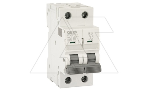 Авт. выключатель GYM9-2P-4D, 2P, 4A, хар-ка D, 6kA, 2M | код GYM92P4D | GEYA Авт. выключатель GYM9-2P-4D, 2P, 4A, хар-ка D, 6kA, 2M | код GYM92P4D | GEYA