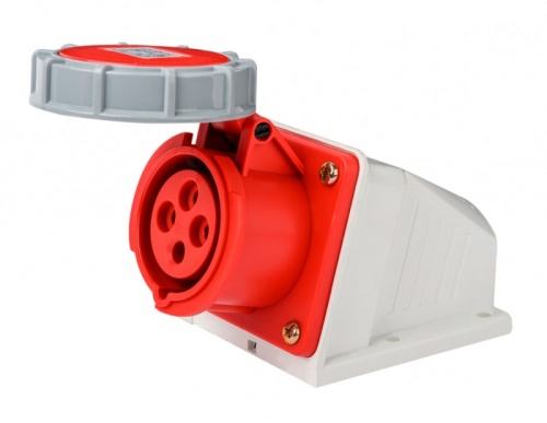 Розетка стац. 3Р+РЕ 16А 380В IP67 РС-103 | код 26200DEK | DEKraft
