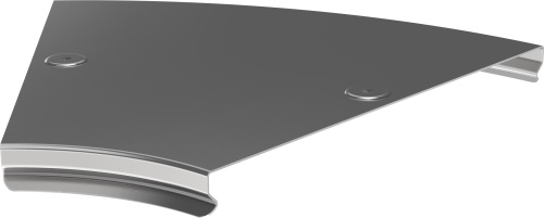 Крышка поворота плавного 45град (тип Г01) ESCA 200мм | код CPG01D-0-45-200-08 | IEK Крышка поворота плавного 45град (тип Г01) ESCA 200мм | код CPG01D-0-45-200-08 | IEK