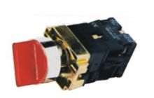 Переключатель 2-позиционный с подсветкой LAY5-BKF2365 зеленый IP65 1НО, 1НЗ | код E010294 | CNC