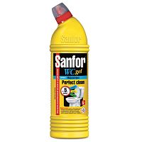 Средство для уборки туалета 750 г, SANFOR WC gel (Санфор гель) Морской бриз , 1549 | код 601959 | SANFOR