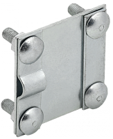 Заж. соед. контр. пр. 6-10мм-полоса 40мм оц. сталь IEK | код ZCK56-11-1-16-40 | IEK