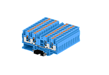 TP6-4-BU Клемма серии TP, сеч. 6 мм, PUSH-in, 4 конт., син., шт | код TP6-4-BU | SUPU