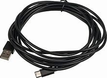 Кабель USB (m)-USB Type-C (m) 3м черный | код 1164508 | NONAME