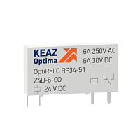 Реле промежуточное OptiRel G RP34-51-60D-6-CO-G | код 281151 | КЭАЗ
