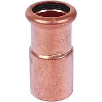 Переходник редукционный однораструбный пресс 28ax22 для медных труб (162432822) | код RG008TB9PFSBI7 | Sanha