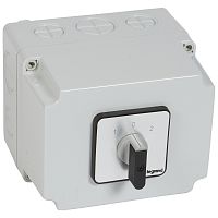 Переключатель - с положением ''0'' - PR 40 - 4П - 8 контактов - в коробке 135x170 мм | код 027748 | Legrand