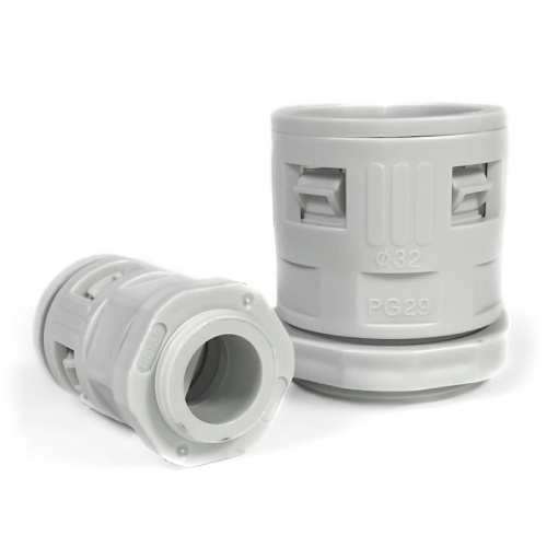 Муфта вводная для гофрированных труб серая ВМ-ГТ-25 Промрукав | код PR08.3270 | ПРОМРУКАВ