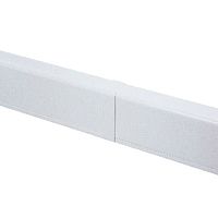 Накладка на стык для плинтусного короба 100х40 мм белое(розница, 1 шт в пакете) | код AIR10049R | DKC