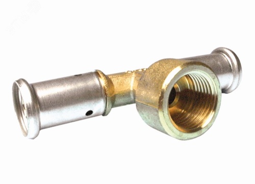 Тройник пресс 26x3/4'ВРх26 переходной, латунь | код 13P-260526 | Henco