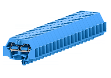 241314 Клемма TB проходная 1-1 с бок. подключ. с защелк. ножками, син., шт | код 241314 | SUPU