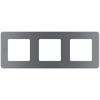 Рамка 3-м Inspiria дым. Leg | код 673957 | Inspiria(группа Legrand)