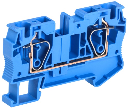 Клемма пружинная КПИ 2в-6 57А синяя | код YZN11-006-K07 | IEK Клемма пружинная КПИ 2в-6 57А синяя | код YZN11-006-K07 | IEK