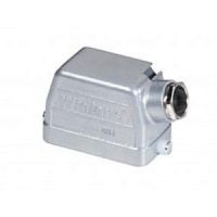 Вилочный разъем REVOS D-SUB, 2х9 контактов, Size 6, контактная вставка крышка разъема с кабельным вводом М20х1,5, 40 V, 5 А | код Z7.415.0335.0 | Wieland