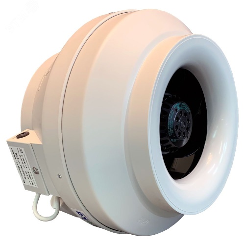 Вентилятор канальный круглый V(AC1)-250(D250) в пластиковом корпусе, 0.16кВт, 0.75А | код УН-00006231 | Naveka