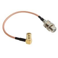 Разъём высокочастотный RUICHI SMB-JW-1.5-316-15CM-F-KY-1.5, длина 15 см | код 104950 | Ruichi