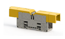 313 099, Болтовая клемма cерии PAK, 150мм.кв. (Серый), PAK 95-150 с крышкой | код 0.0.0.3.13099 | KLEMSAN