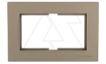 Rita - Рамка двойной розетки, антрацит | код 2220-820-1286 | Mutlusan