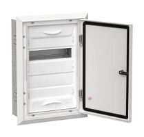 TITAN 5 Корпус металлический ЩРв-24 (1х24) 505х365х130мм IP31 белый (одна дверь) IEK | код TI5-50-V-024-31 | IEK