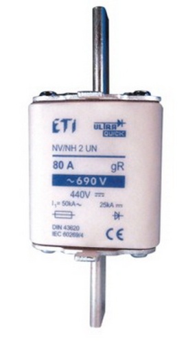 Предохранитель M1UQU-N/125A/690V gR (50kA) | код 004333212 | ETI Предохранитель M1UQU-N/125A/690V gR (50kA) | код 004333212 | ETI