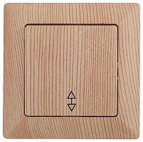 Переключатель, 10А-250В, СУ, Solo, сосна,4-103-11 | код Б0043283 | ЭРА