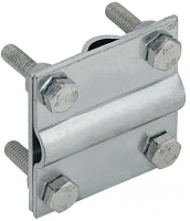 Заж. крес. пол./пр.-пол./пр. 30/8мм оц. сталь IEK | код ZCC13-11-1-08-30 | IEK