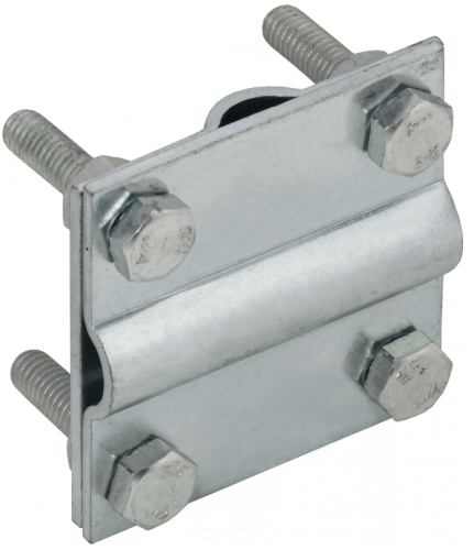 Заж. крес. пол./пр.-пол./пр. 30/8мм оц. сталь IEK | код ZCC13-11-1-08-30 | IEK