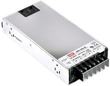 Источник питания AC-DC, 450Вт, вход 85…264В AC, 47…63Гц /120…370В DC, ККМ, выход 5В/0...90A, рег. вых=4.3…5.8В, доп. выход 5В/0…0.3А, изоляция 3000В AC, в кожухе 218х105х41мм, -30…+70С | код HRPG-450-5 | MeanWell